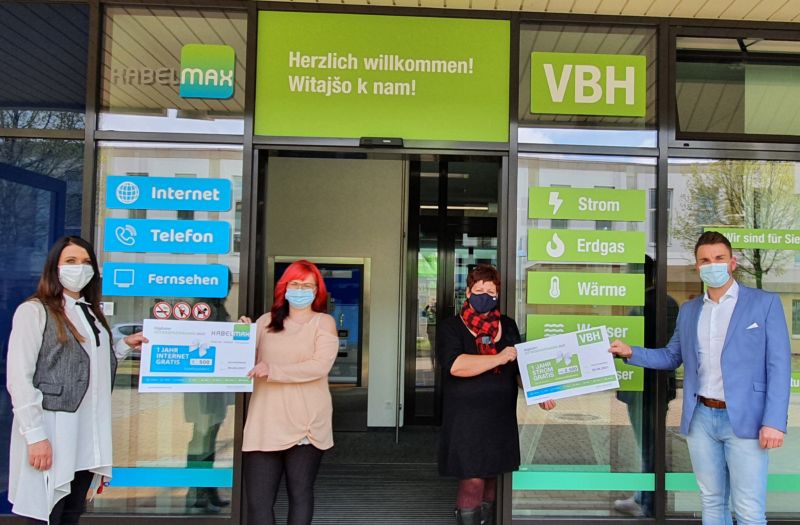 Preisverleihung Digitaler Osterspaziergang vor der Energiewelt