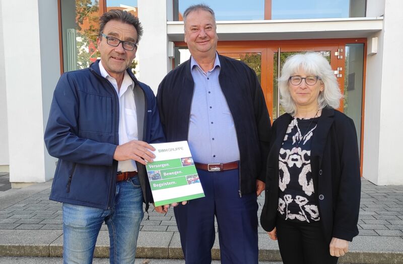 Übergabe Sponsoringvertrag zwischen VBH, Lausitzhalle und Lessinggymnasium