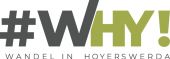 # W H Y Logo. Wandel in Hoyerswerda.